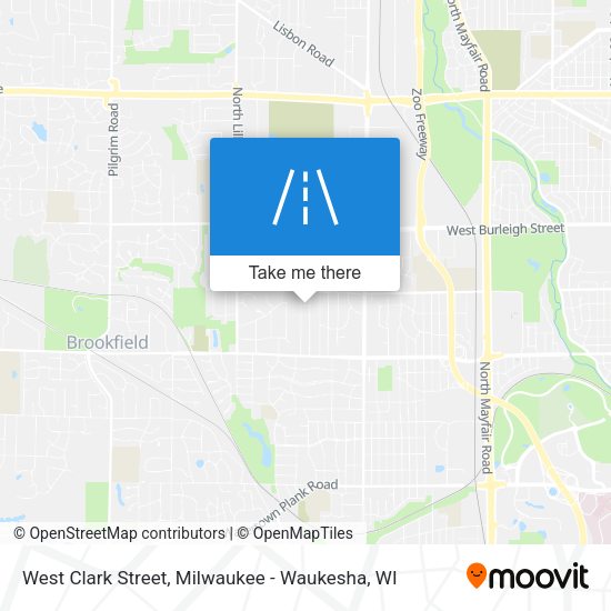 Mapa de West Clark Street