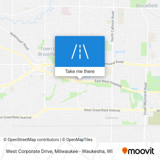 Mapa de West Corporate Drive