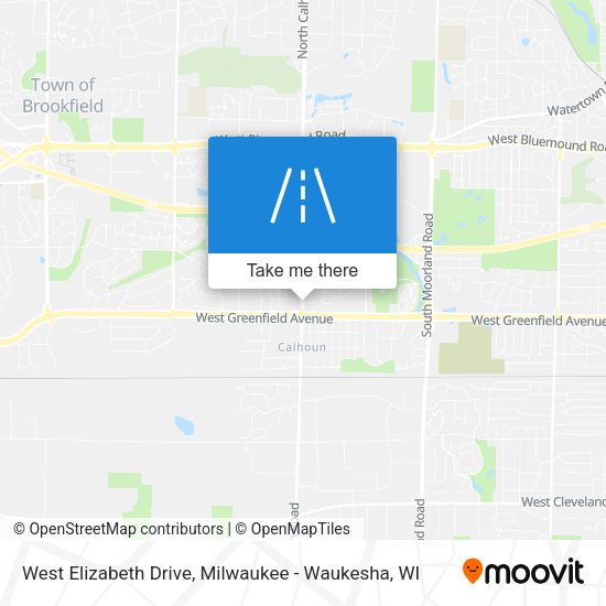 West Elizabeth Drive map
