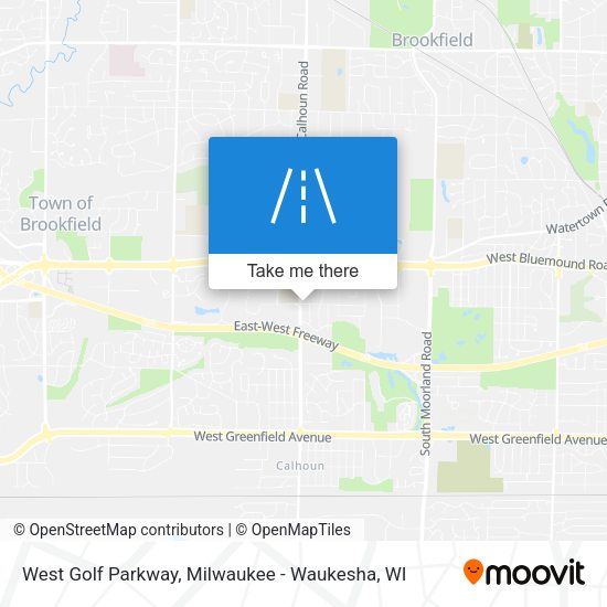 West Golf Parkway map