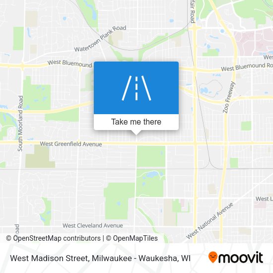 West Madison Street map