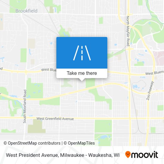Mapa de West President Avenue