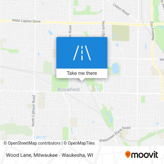 Mapa de Wood Lane