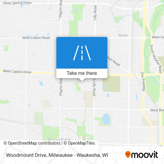 Woodmount Drive map