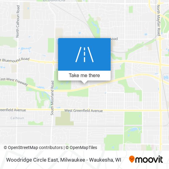 Mapa de Woodridge Circle East