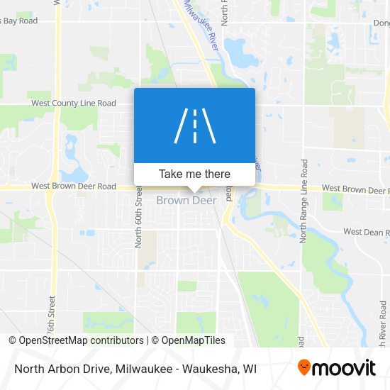 Mapa de North Arbon Drive