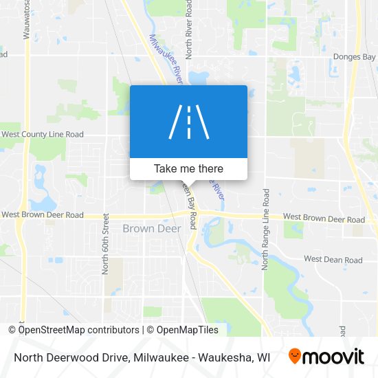 Mapa de North Deerwood Drive