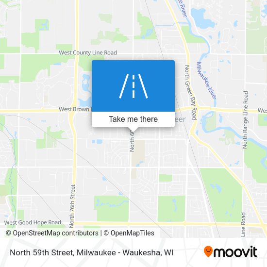 Mapa de North 59th Street