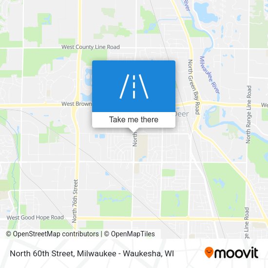 Mapa de North 60th Street