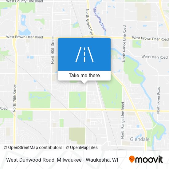West Dunwood Road map