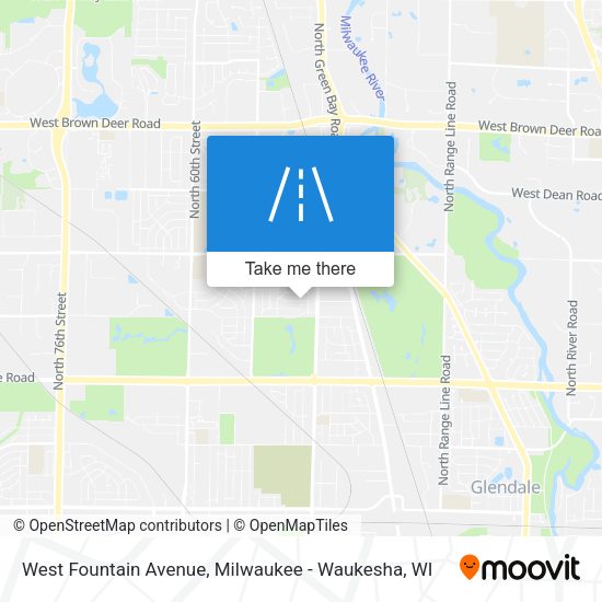 Mapa de West Fountain Avenue