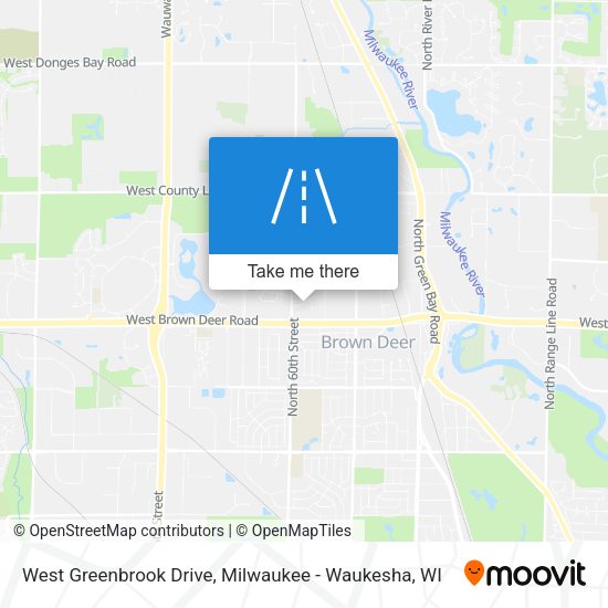 West Greenbrook Drive map