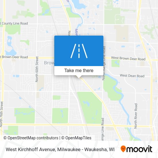 West Kirchhoff Avenue map