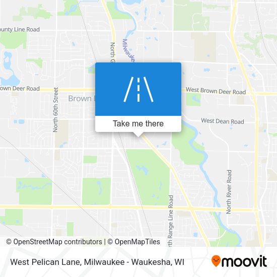 West Pelican Lane map