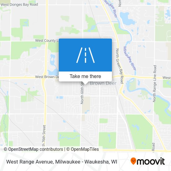 West Range Avenue map