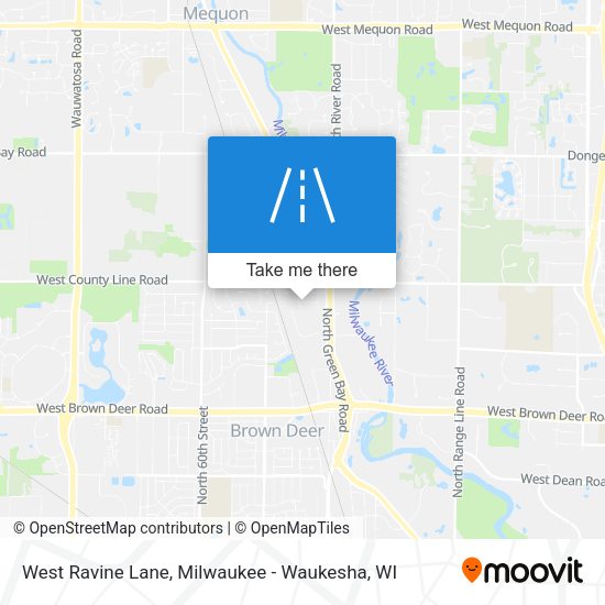 Mapa de West Ravine Lane