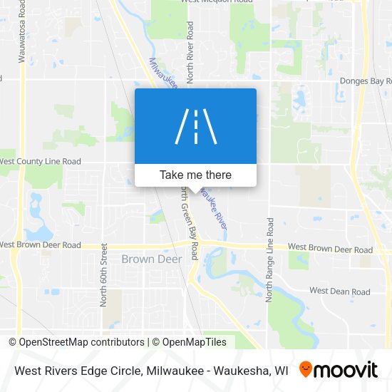 West Rivers Edge Circle map
