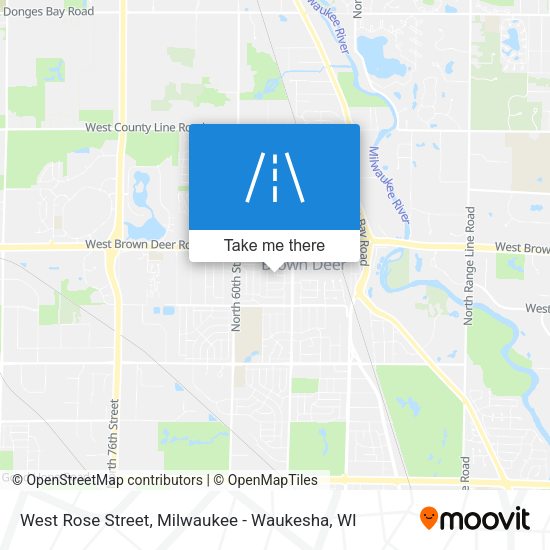 Mapa de West Rose Street