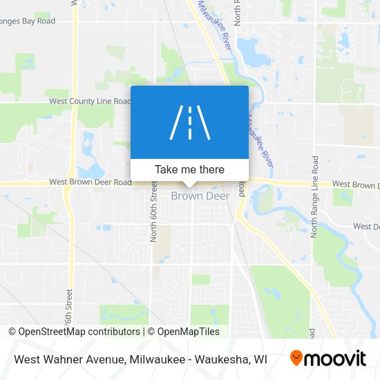West Wahner Avenue map