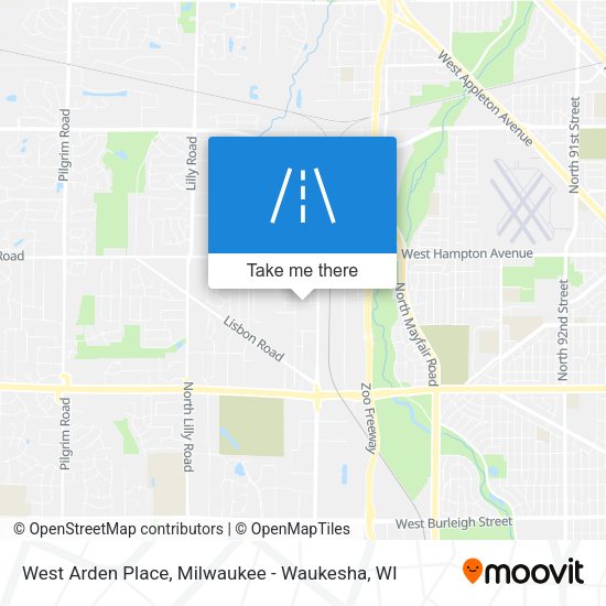 West Arden Place map