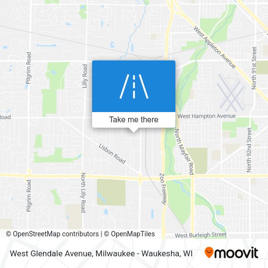 Mapa de West Glendale Avenue