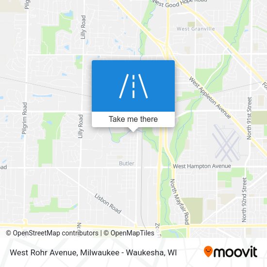 West Rohr Avenue map