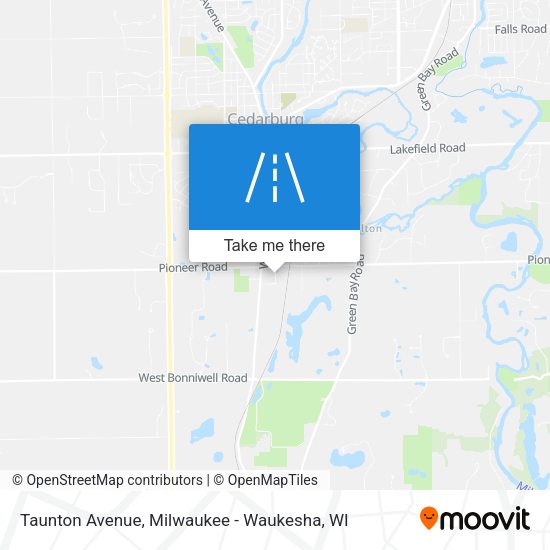 Taunton Avenue map