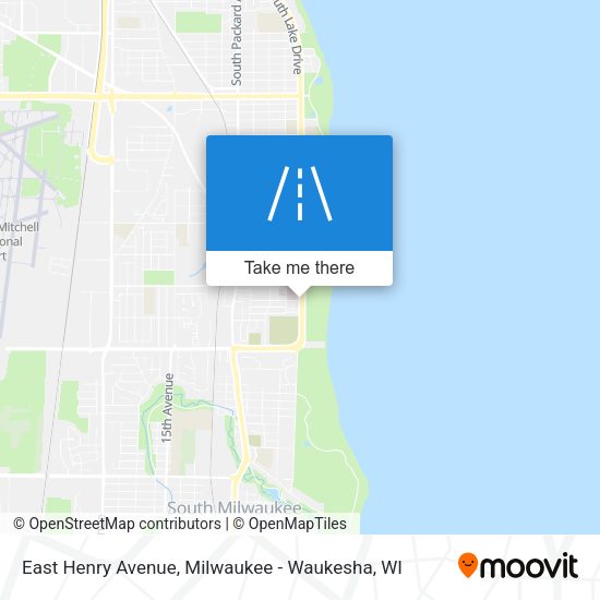 East Henry Avenue map