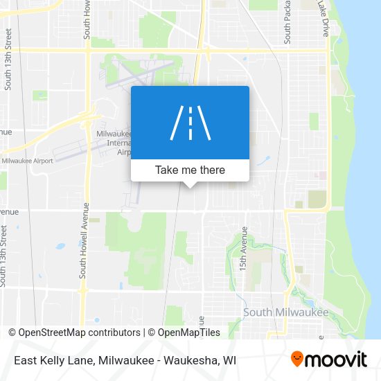 East Kelly Lane map