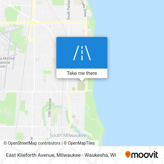 East Klieforth Avenue map
