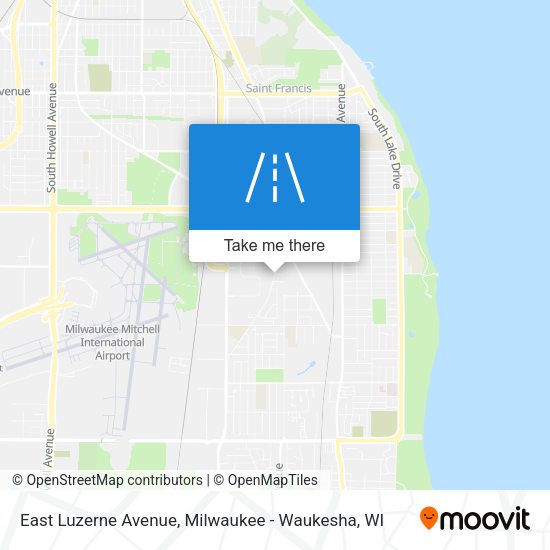 Mapa de East Luzerne Avenue