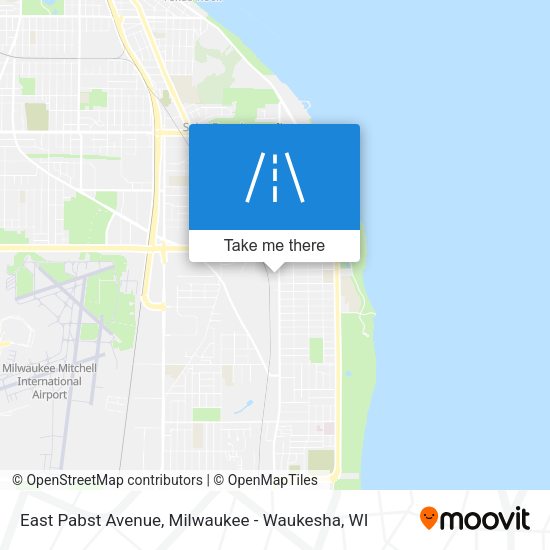 East Pabst Avenue map