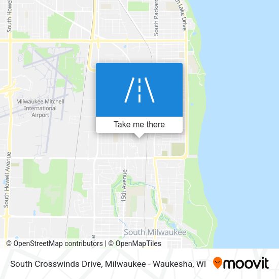 South Crosswinds Drive map