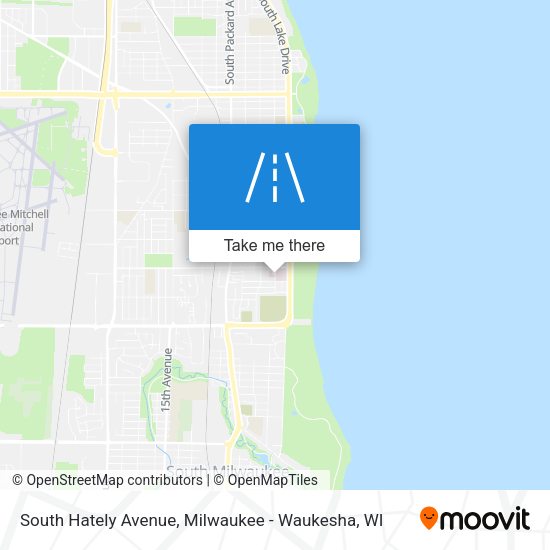 Mapa de South Hately Avenue