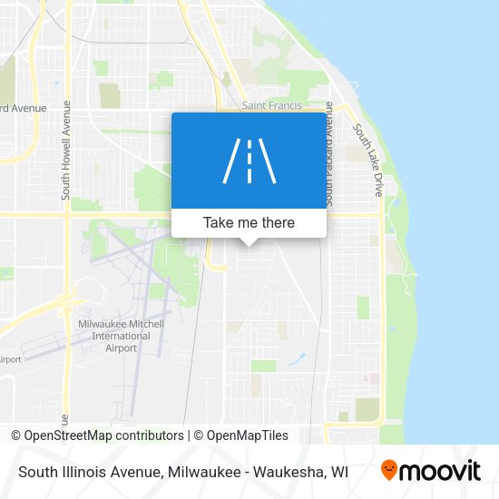 Mapa de South Illinois Avenue