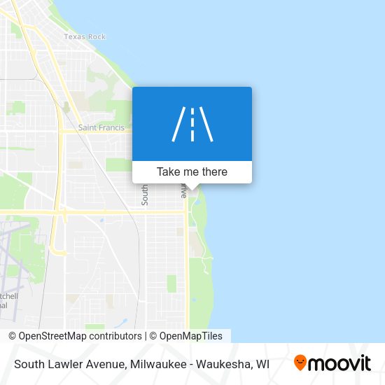 South Lawler Avenue map