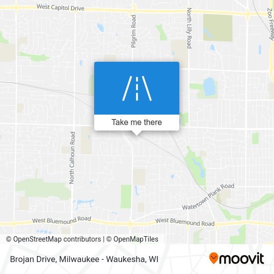 Mapa de Brojan Drive