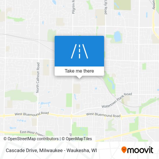 Mapa de Cascade Drive