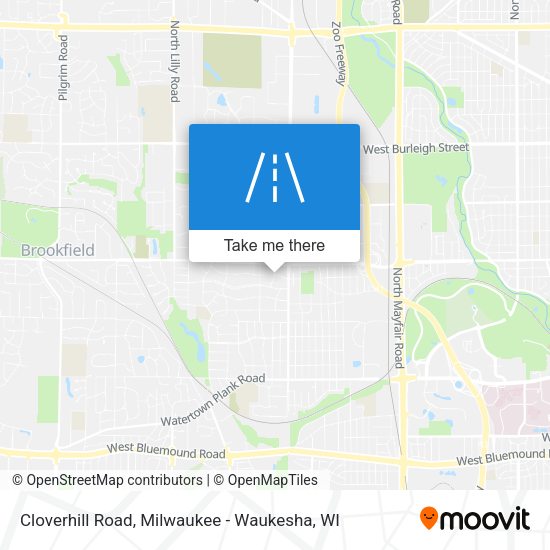 Cloverhill Road map