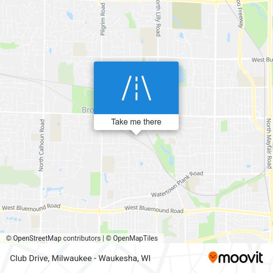 Club Drive map