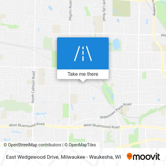 Mapa de East Wedgewood Drive