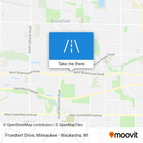 Froedtert Drive map