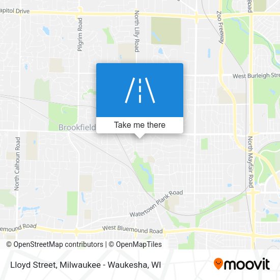 Lloyd Street map