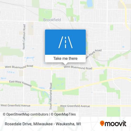 Rosedale Drive map