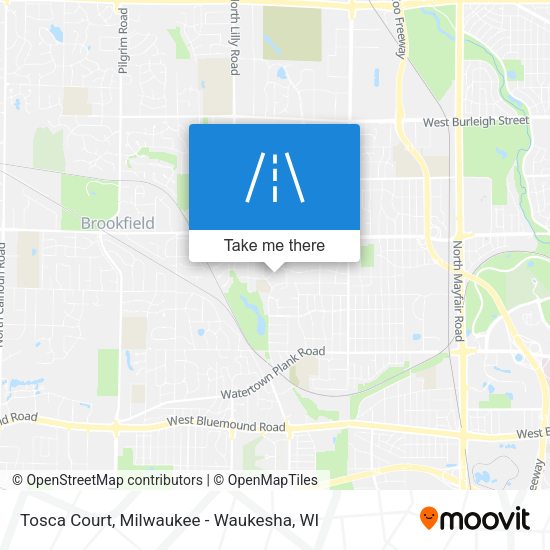 Tosca Court map