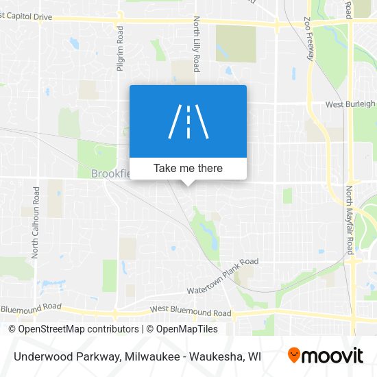Underwood Parkway map
