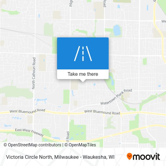Victoria Circle North map