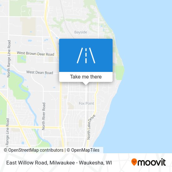East Willow Road map