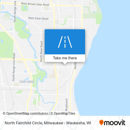 North Fairchild Circle map