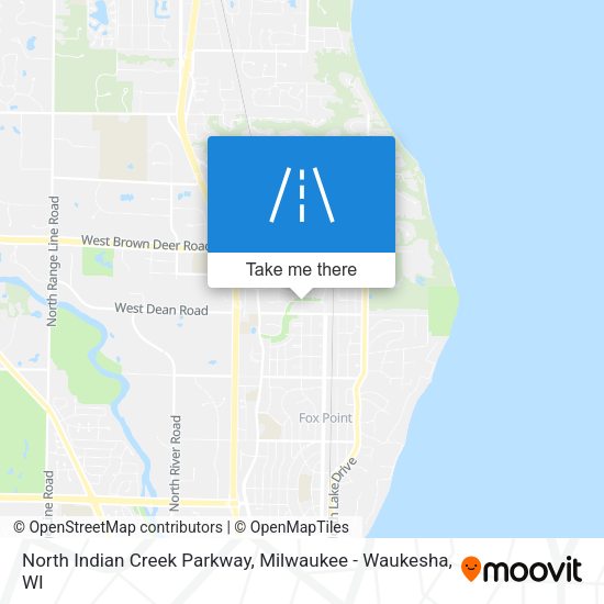 North Indian Creek Parkway map